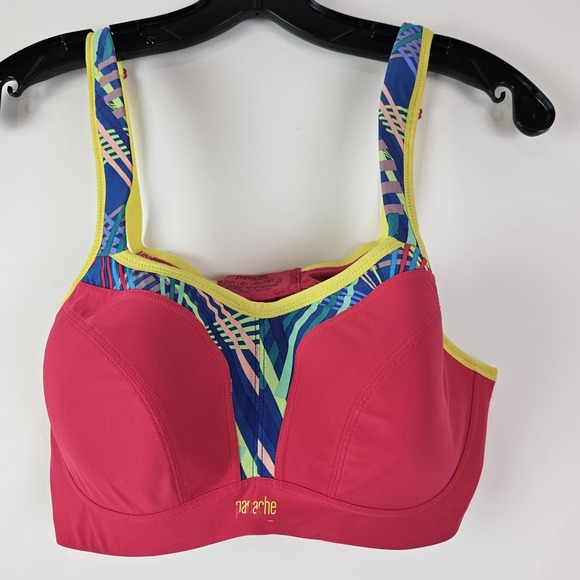 Panache Other - Panache Sport Underwire Sports Bra In Pink Adjustable Straps High Impact